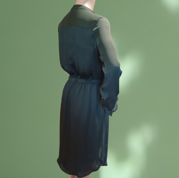 H&M Women's Green Midi Shirt Dress - Picture 7 of 16